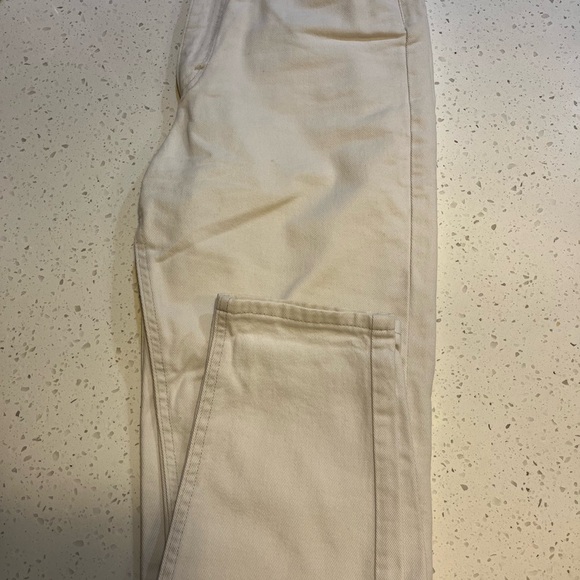 VTG. Lee Women's Straight Leg Jeans - Cream - Picture 4 of 7